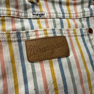 Wrangler Wanderer High Rise Flare with Stripes
